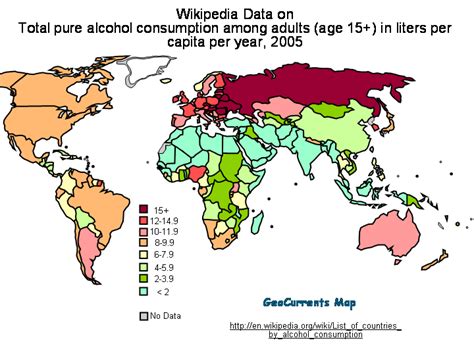 Alcohol Tolerance By Country