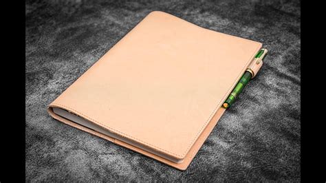 Leather Slim B Notebook Planner Cover Youtube