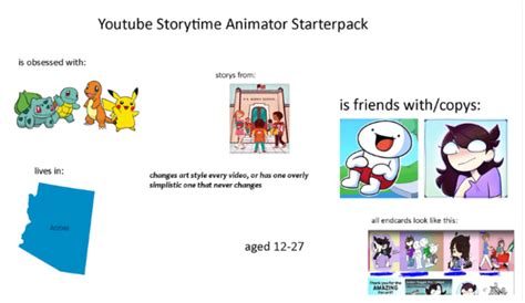 Storytime Animator Starterpack R Starterpacks Starter Packs Know