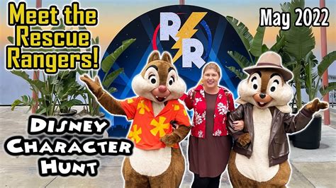 Chip And Dale Rescue Rangers At Disneyland Character Meet And Greet