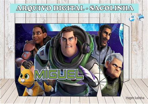 Arquivo Digital Sacolinha Buzz Lightyear Toy Story Jpeg Pdf