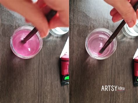 How To Clean Acrylic Paint Brushes Easily And Correctly | Artsyidea.com