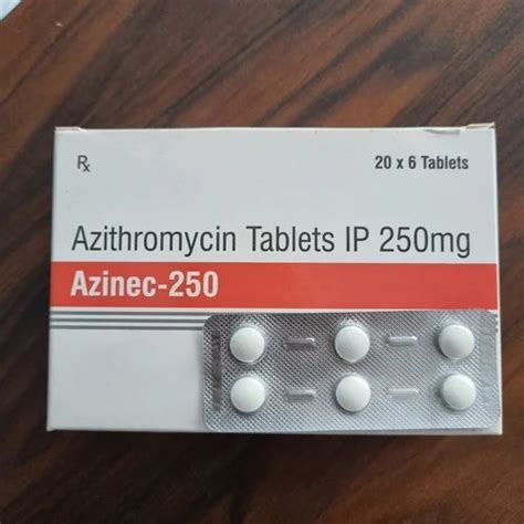 Azikem 250 Azithromycin Ip Tablets At Rs 600box Azithromycin 500 Mg