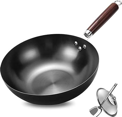 Yosukata Carbon Steel Wok Pan Cm Woks And Stir Fry Pans