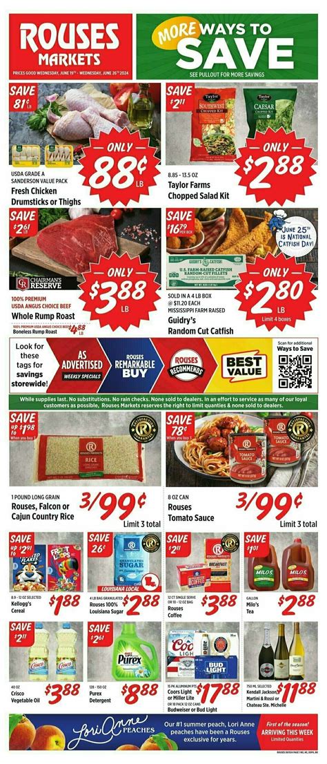 Rouses Markets Weekly Circular From June 19