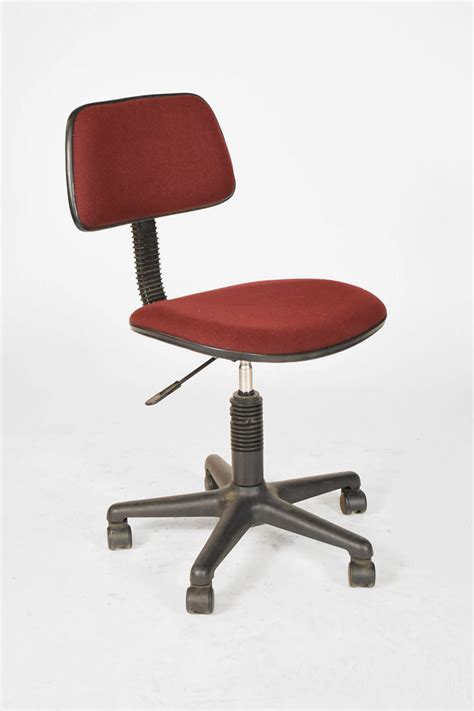 Burgundy Office Chair The Classic Modern Prop Hire Company