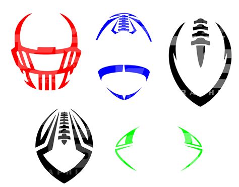 Football SVG Bundle 4 - Etsy