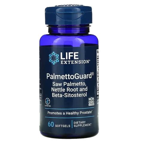 Palmettoguard Saw Palmetto Beta Sitosterol Softgels Life Extension