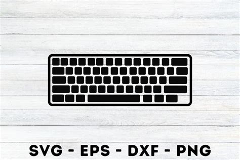 Computer Keyboard Silhouette Svg Graphic by MagaArt · Creative Fabrica