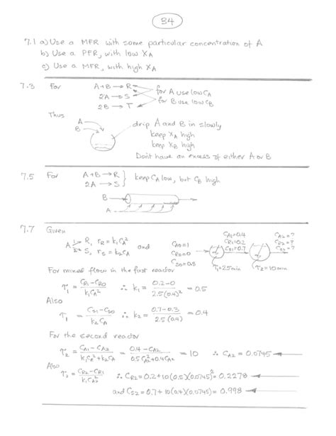 Solution Manual Chemical Reaction Engineering Rd Edition Octave