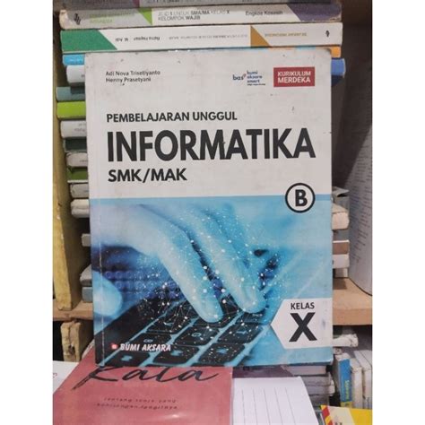 Jual BUKU INFORMATIKA UNTUK KELAS 10 X 1 SMK MAK KURMER KURIKULUM