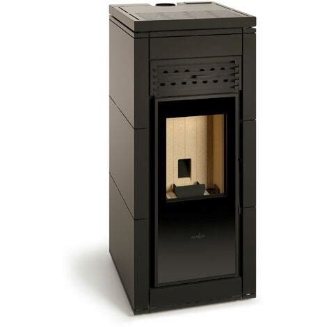 FERLUX Poêle à granulés VENUS 10kW Noir A