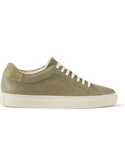 Paul Smith Basso Suede Trimmed Eco Leather Sneakers Neutrals Paul Smith