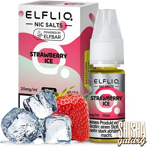 Elfliq By Elf Bar Strawberry Ice Liquid Nikotin Mg Ml