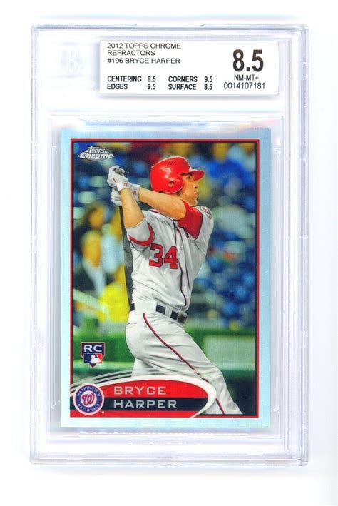 Topps Chrome Refractor Bryce Harper Rc For Sale Online Ebay