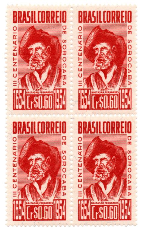 Iii Centen Rio De Sorocaba Quadra Postal Filatelia