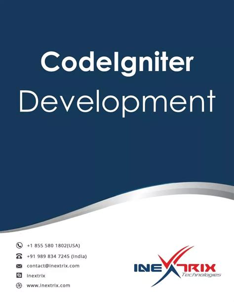 Ppt Why Should You Use Codeigniter For Development Powerpoint