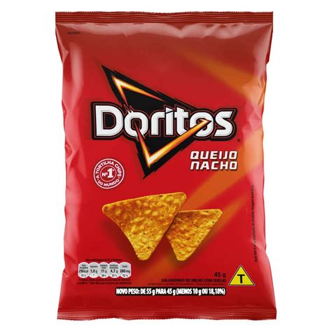 Salgadinho De Milho Queijo Nacho Doritos Pacote 45g