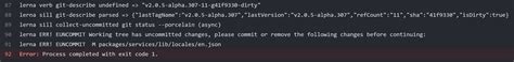Github Lerna Publish Fails Says Lerna Err Euncommit Working Tree Has