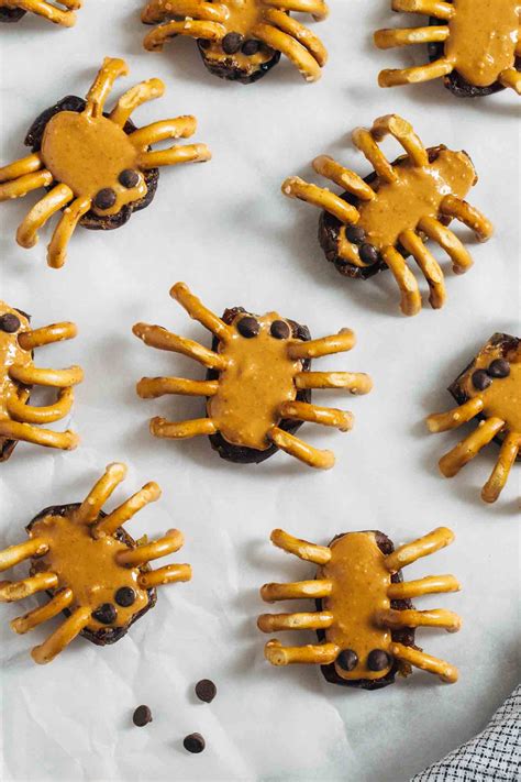 Spooky Date Spiders Making Thyme For Health