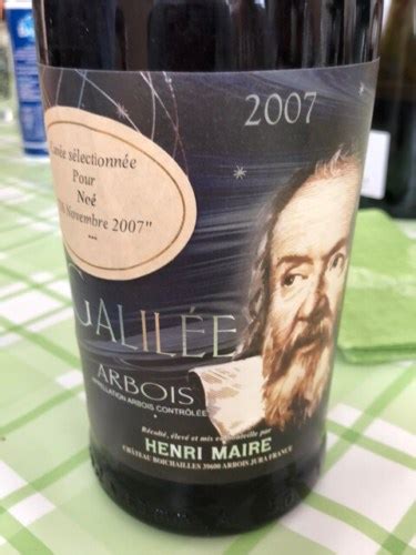 Henri Maire Galilée Arbois Vivino US