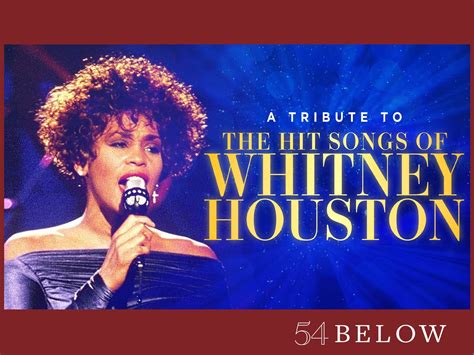 A Tribute to the Hit Songs of Whitney Houston Tickets | New York ...