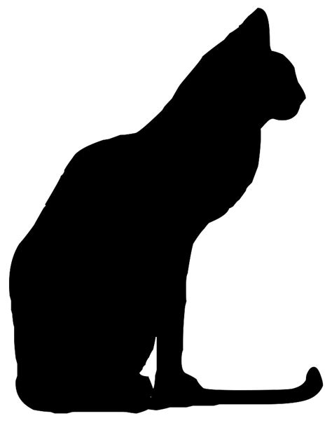 Siamese Cat Silhouette at GetDrawings | Free download