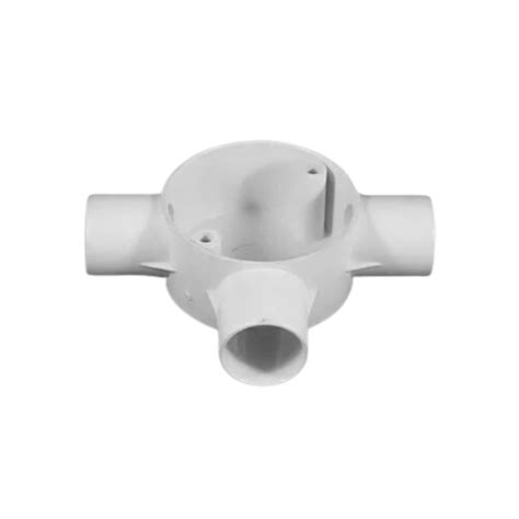 Conduit Box Round 20mm 3 Way Global Hardware