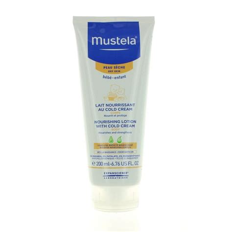 MUSTELA PEAU SECHE LAIT NOURRISSANT COLD CREAM 200 ML Crèmes