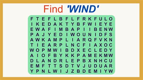 Find The Hidden Words Word Search Challenge Youtube