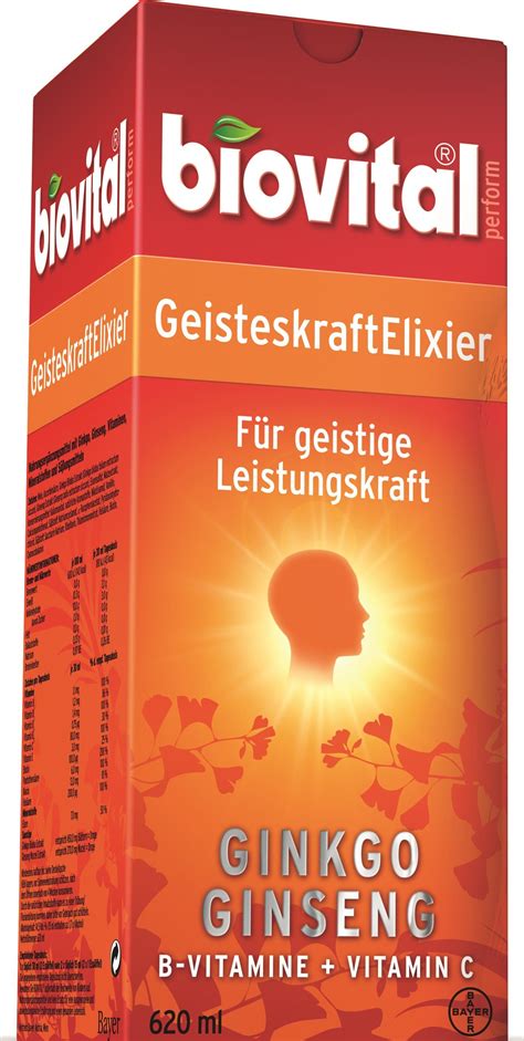 Biovital Geisteskraft Elixier Deine Apotheke