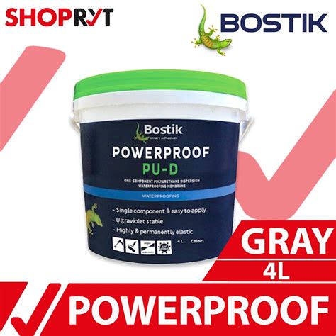 Bostik Powerproof Pu D L Grey Single Component Ready To Use