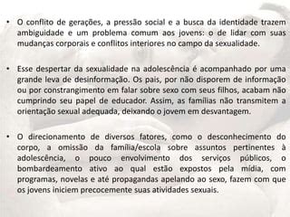 Sexualidade Na Adolesc Ncia Ppt