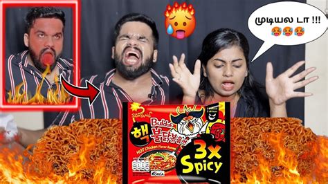 Spicy Noodles Challenge 🌶🥵 3x Spicy Noodles Challenge Went Wrong Kl With Tn Youtube