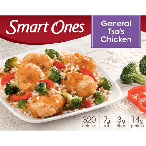 Smart Ones General Tso S Chicken With Sweet Spicy Brown Sauce Broccoli