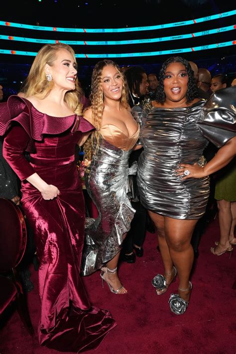 See Adele and Beyoncé's Grammys 2023 Reunion