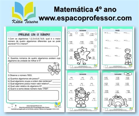 Apostila De Matem Tica Ano Bloco De Atividades Para Baixar