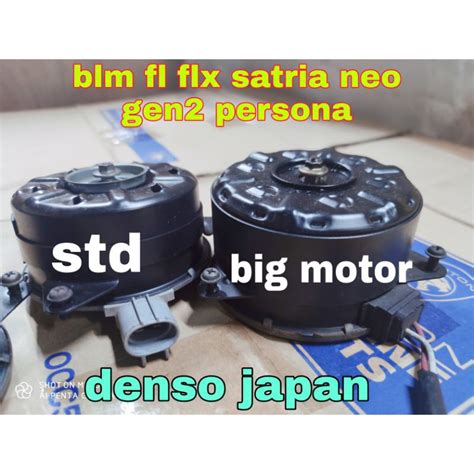 Denso Japan Radiator Fan MANUAL Gen2 Persona Saga Blm Fl Flx Satria Neo