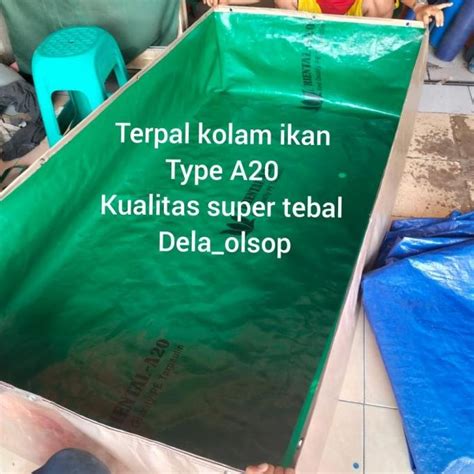 Jual Terpal Kolam Ikan Type A Ukuran P Cm L Cm T Cm