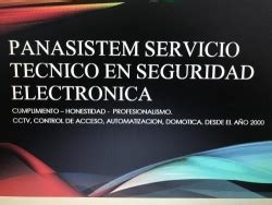 Panasistem Servicio T Cnico En Seguridad Electr Nica Bogota