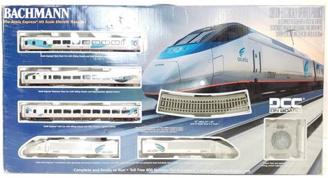 Bachmann Trains Amtrak Acela Dcc Equipped Ready To Run Electric Train