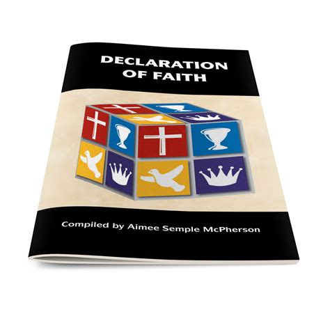 Declaration Of Faith Foursquare Missions Press