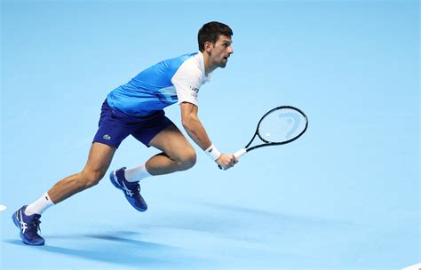 Borrowing A Page From Idol Sampras Novak Djokovic Serves His Way To