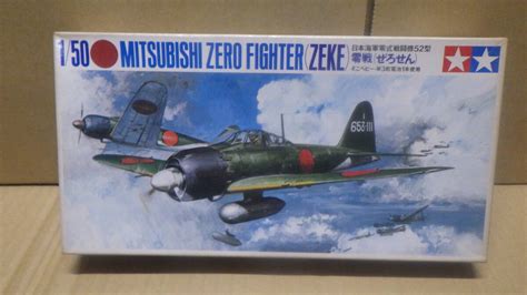 【傷や汚れあり】⑥ タミヤ 150 日本海軍零式戦闘機52型 A6m5 Zeke 零戦 ミニベビー仕様 未組立 中古 現状の落札情報詳細