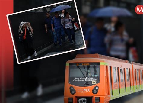 Lluvia Cdmx Cu Les L Neas Metro Tienen Avance Lento Grupo Milenio