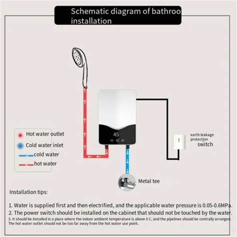 CHAUFFE EAU ÉLECTRIQUE ET sans réservoir 5500 W portable EUR 131 20