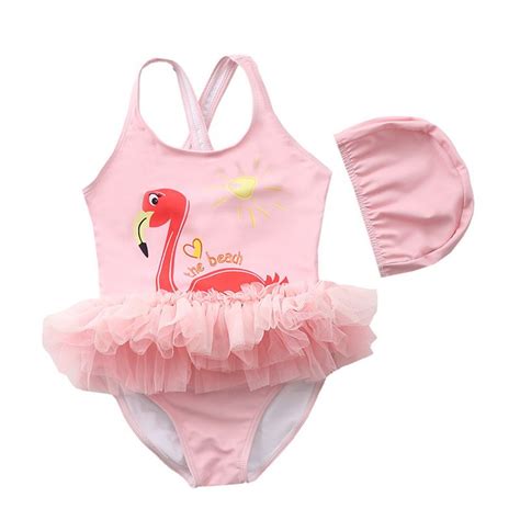 Flamingo Tutu Swimsuit With Cap Where D You Find That