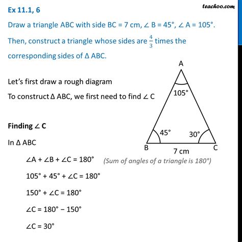 Question Draw A Triangle Abc With Side Bc Cm B A