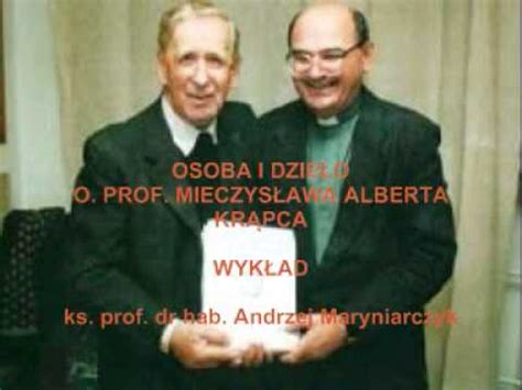 Osoba I Dzie O O Prof Mieczys Awa Alberta Kr Pca Wyk Ad Ks Prof