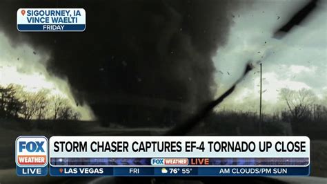 Really Jaw Dropping Storm Chaser Gets Up Close Look At Ef 4 Tornado In Iowa